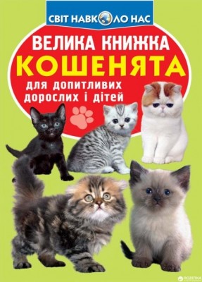 Велика книжка. Кошенята. Зав'язкін О. (Укр) Кристал Бук (9789669367709) (500760)