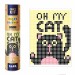Картина за номерами з наліпками в тубусі "Кіт" 33х48 1200 стікерів Ідейка (4820129201807) (351238)