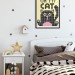 Картина за номерами з наліпками в тубусі "Кіт" 33х48 1200 стікерів Ідейка (4820129201807) (351238)
