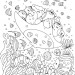Майже мільйон морських створінь. Розмальовка в ілюстраціях. Лулу Майо (Укр) Жорж Z101123У (9786178287009) (500264)