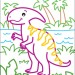 Кольорові зафарбовки: Динозаврик (Укр) АРТ АРТ18705У (9789667506445) (457652)