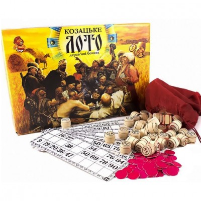 Козацьке лото. Дерев'яні бочата. Настільна гра (Укр) Danko Toys (4820150910778) (285139)