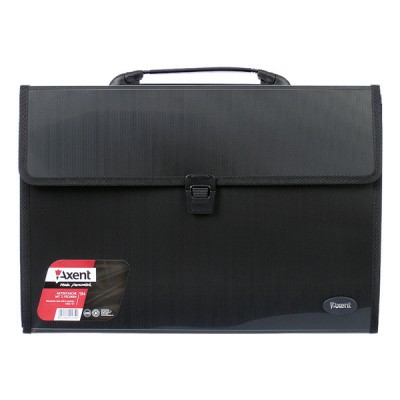 Портфель В4 на 3 відділення чорний Axent (4250266202342) (299665)