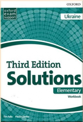 Робочий зошит. Solutions Third Edition Elementary Workbook (Англ) Oxford University Press (9780194561914) (470100)