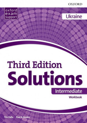 Робочий зошит. Solutions Third Edition Intermediate Workbook (Англ) Oxford University Press (9780194504577) (470103)