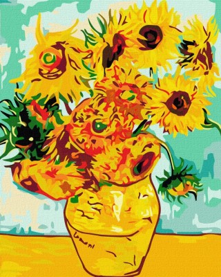Соняшники. Ван Гог. Картина за номерами. 40х50 см Ідейка (4823104300700) (447175)