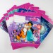 Комплект зошитів скоба 18 аркушів, клітинка, "Серія Princess" (20 шт в комплекті) Ц632003У (267424)