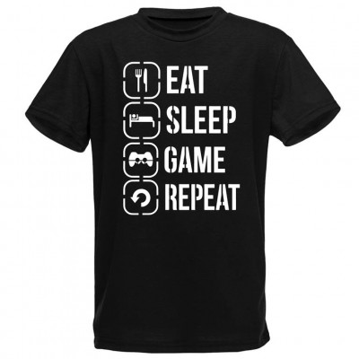 Набір для творчості Футболка "Eat Sleep Game Repeat" (122-128) F.OXY 1816 (2000000027432) (302668)