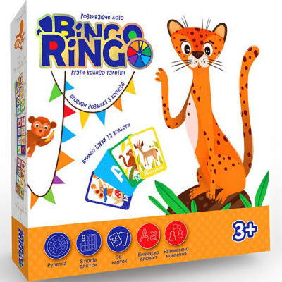 Розвиваюче лото. Bingo Ringo (Укр) Danko Toys GBR-01-01U (4823102804316) (350672)