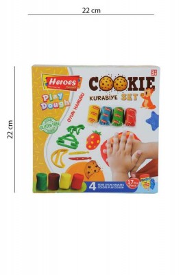 Набір тіста з лекалами та інструментами 17 предметів "Печиво". Play Dough E ERN-587 (8681655545874) (462236)