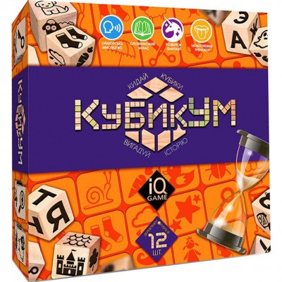 Настільна гра "КубикУм" (Укр) Danko Toys G-KU-01U (4823102804231) (377168)