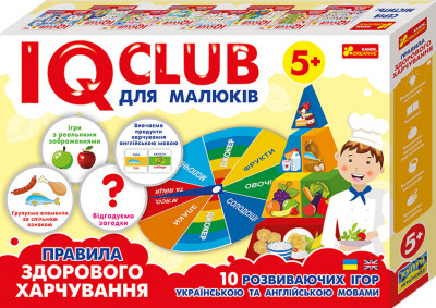 Навчальні пазли Розвага з навчанням Здорове харчування IQ-club для дітей Ranok-Creative (4823076136765) (288701)