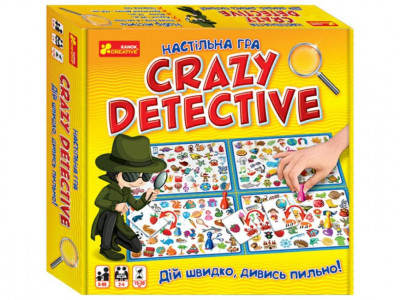 Настільна гра Crazy detectivе Ranok-Creative 10120164У (4823076149437) (442782)