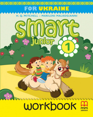 НУШ 1 Smart Junior for Ukraine. Workbook with QR code. Робочий зошит. Мітчелл (Англ) MM Publications (9786180564235) (481533)