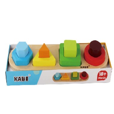 Дерев'яний сортер "Геометричний" 47944 Fun Game (6900067479440) (477784)