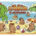 Капібари. Альбом із наліпками (Укр) Ranok-Creative (4827476909431) (553211)