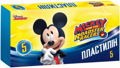 Пластилін Mickey Mouse 5 кольорів (264158)