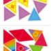 Мозаїка з наліпок. Трикутники. Для дітей від 3 років. Пушкар І.А. (Укр) Ранок (9789667516055) (502534)