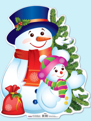 Плакат новорічний Сніговик Ранок 15105086У (4823076101206) (222831)