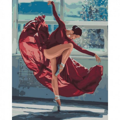 Картина за номерами "Танець вогню" в обкладинці 40х50 см Ідейка КНО4512 (4820143946272) (445602)