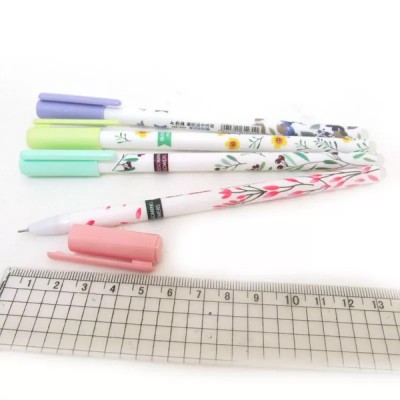 Ручка кулькова, синя. Пиши-стирай Квіти. JO 5744 DSCN (6921321612311) (345002)