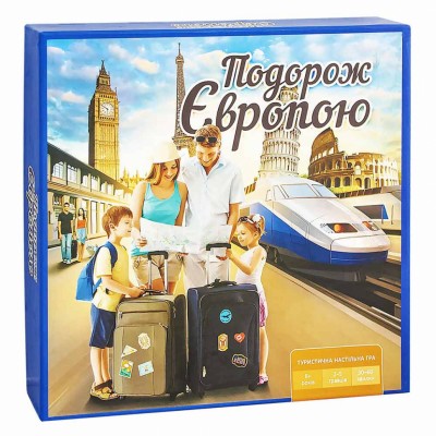 Настільна гра Подорож Європою (Укр) Arial (4820059910275) (277442)