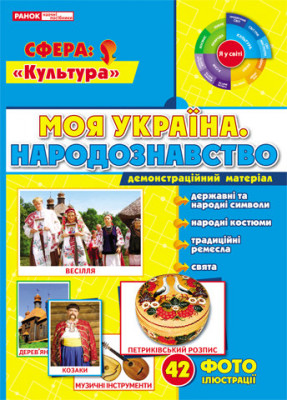 1050-1 Демонстраційні фотоілюстрації Моя Україна Народознавство Ранок 15107011У (9789666241668) (222958)