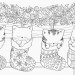 Мільйон різдвяних котів. Розмальовка (Укр) Жорж Z101033У (9786177579280) (296601)