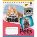 Зошит учнівський Pets shoot 18 аркушів, клітинка. YES 765381 (4823092260130) (473352)