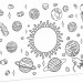 Килимок вивчай-малюй-стирай Космос А3 (Укр) Зірка 141238 (9786176342427) (474323)