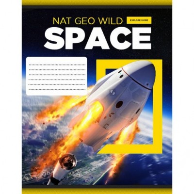 Зошит учнівський Space 12 аркушів, коса лінія. YES 765597 (4823092265241) (473348)