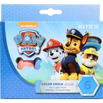 Крейда Jumbo, 6 кольорів. PAW Patrol. Kite (4251458702510) (292774)