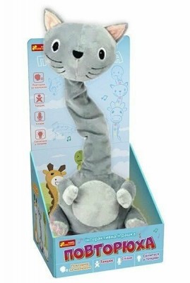 Кіт повторюха. Інтерактивна іграшка (Укр) Ranok-Creative (4827476909578) (556106)