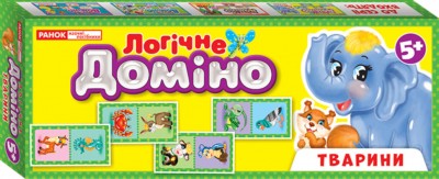 Логічне доміно Тварини (Укр) Навчальні ігри Ранок 13109047У (4823076131555) (269896)
