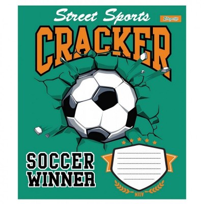 Зошит учнівський 12 аркушів, коса лінія "The game". 1 вересня 765659 (2000765659008) (463648)